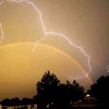 Click para ampliar. Pulsa en el nombre para ver la ficha. arco iris con trueno
